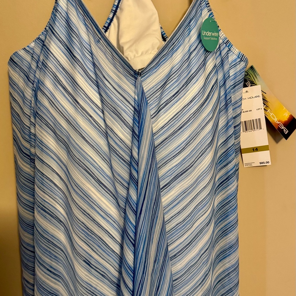 Beach House Blue Bliss Striped Swimwear Tankini